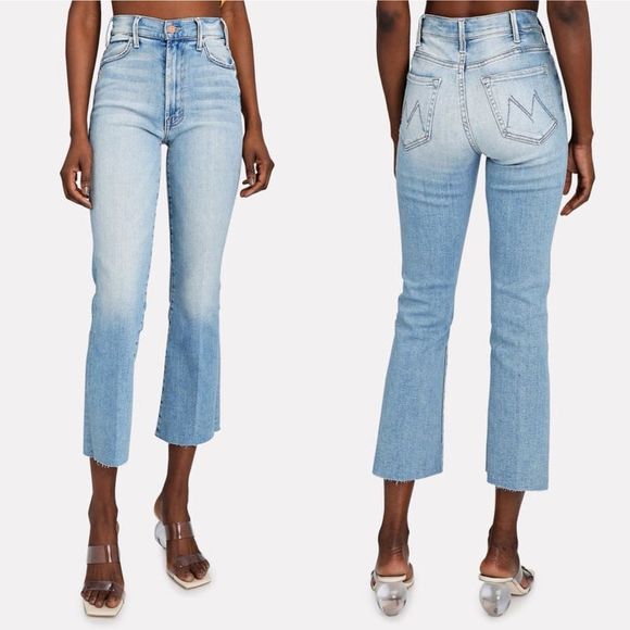 Mother Denim Au Revoir The Hustler Ankle Fray Flare Jeans Size 26 - Picture 12 of 15